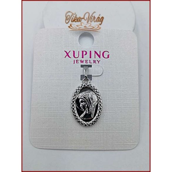 XUPING JEWELRY EZÜST SZÍNŰ, Mária-medál 