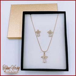 XUPING JEWELRY ARANY SZÍNŰ ANGYALKÁS SZETT 