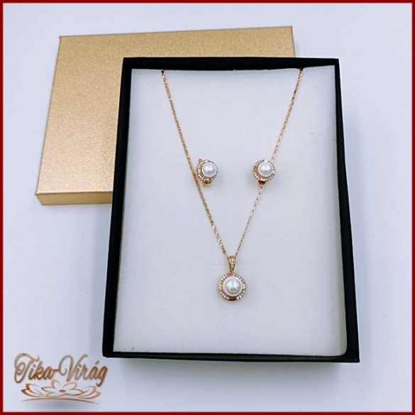XUPING JEWELRY ARANY SZÍNŰ SZETT 