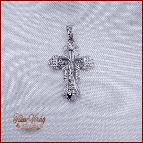 XUPING JEWELRY EZÜST SZÍNŰ KERESZT-MEDÁL 
