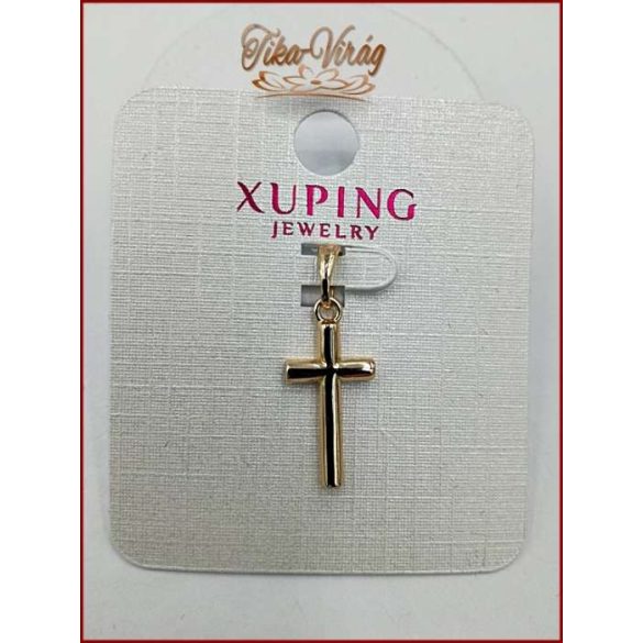 XUPING JEWELRY ARANY SZÍNŰ, KERESZT-MEDÁL 